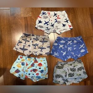 Kids Explorer Boxer Briefs Set - Planes, Cars, and Rockets